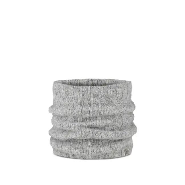 Buff Knitted Neck Warmer Nerla Grey