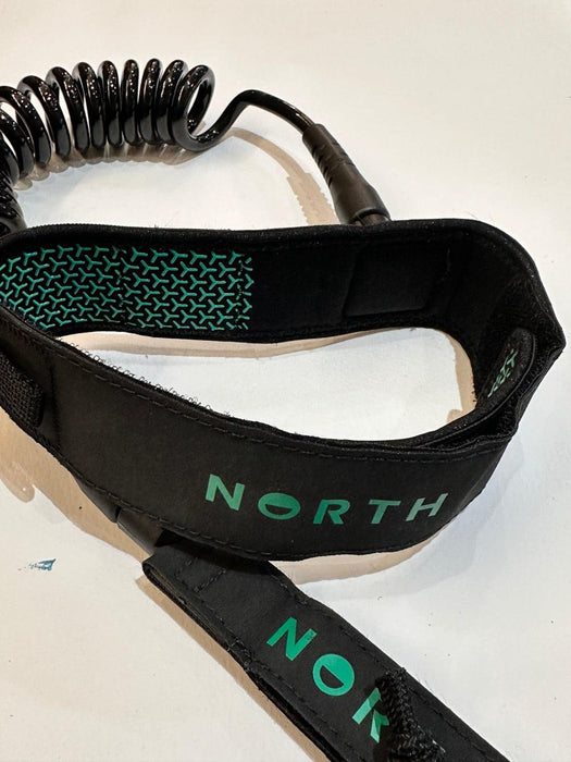North Foil Board Leash Black 6t Calf Coiled - Boardworx