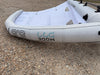 Close-up of the North Mode Pro 5.5 canopy weave and branding near the wingtip