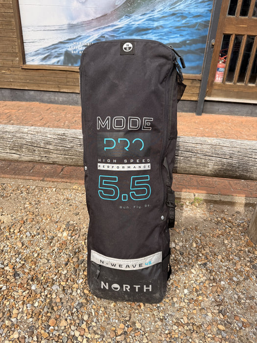 North Mode Pro 5.5m High Speed Performance wing carry bag included with this used wing