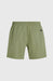 O'Neill Cali 16 green swim shorts with back pocket and elastic waistband, watersports clothing