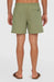 O'Neill Cali 16 green men's swim shorts with elastic waistband and back pocket