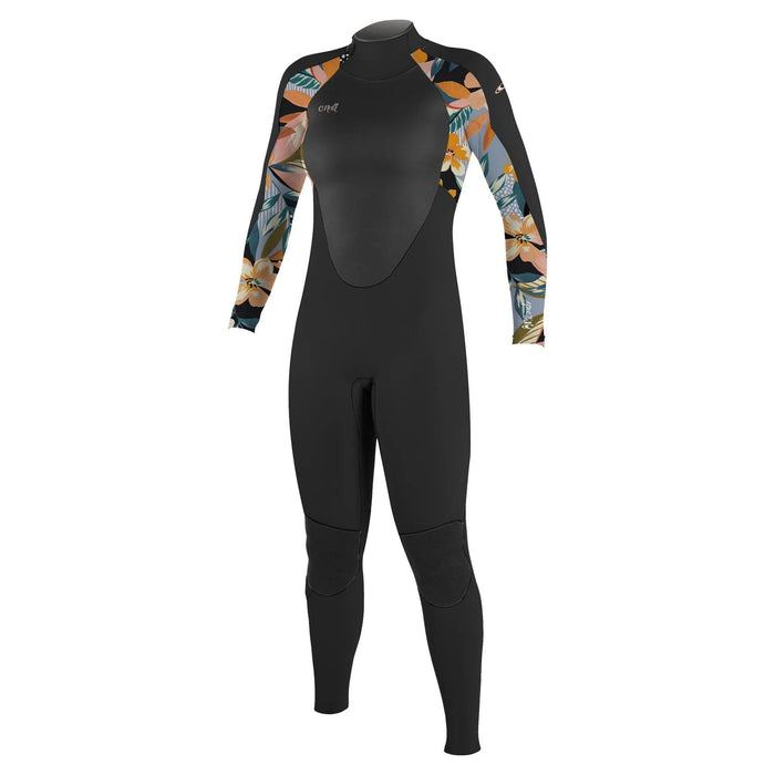 O'Neill Epic 5/4mm Womens Winter Wetsuit Black Demi Floral - Boardworx