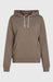 O'Neill Essentials khaki hoodie with front pocket and white drawstrings, surf clothing