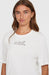 O'Neill Essentials white script tee, women's surf clothing, short sleeve, front logo