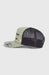O'Neill green trucker cap with mesh back and logo, surf clothing accessory