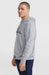 O'Neill logo grey hoodie for men, watersports surf clothing, kangaroo pocket, side view