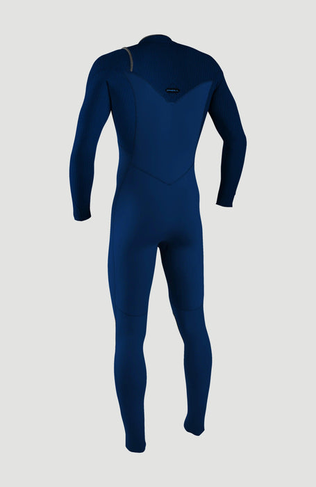 O'NEILL Mens Hyperfreak 5/4+mm Chest Zip Full Wetsuit Navy - Boardworx