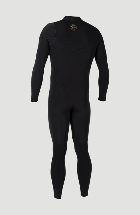 O'Neill O'Riginals black chest zip wetsuit, full length, back view