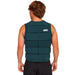 O'Neill men's comp vest in dark blue, sleeveless watersports impact jacket, back view