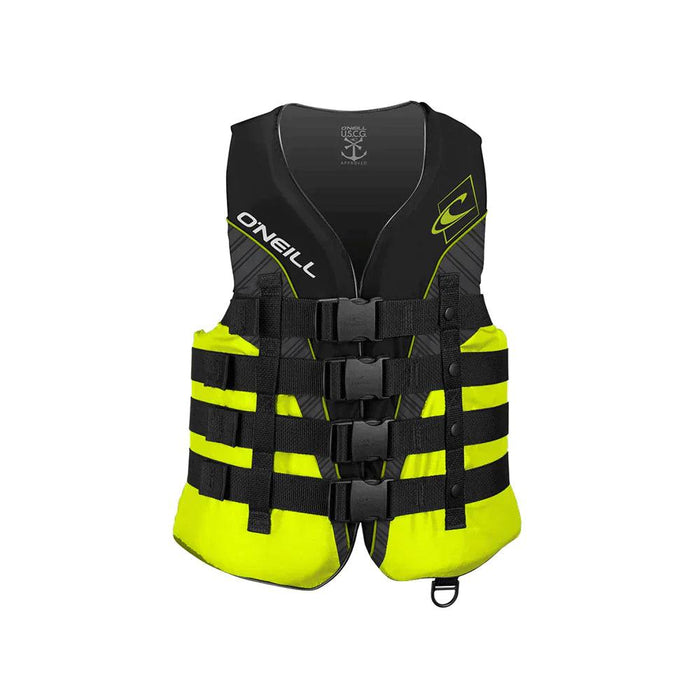 O'Neill Superlite 50N CE Vest Buoyancy Aid Black Lime - Boardworx