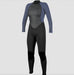 O'Neill Women's Reactor 2 3/2mm Back Zip Full wetsuit in black and mist color