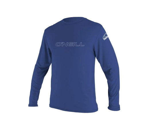 O'Neill Youth Basic UV Skins L/S Kids Rash Tee in Pacific