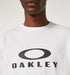 Oakley white t-shirt with black logo, surf clothing for watersports