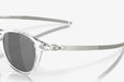 Oakley Pitchman R sunglasses with clear frame and black lenses, ideal for watersports