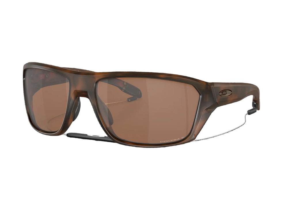 Oakley Split Shot Prizm Matte Tortoise with Tungsten Polarized lenses