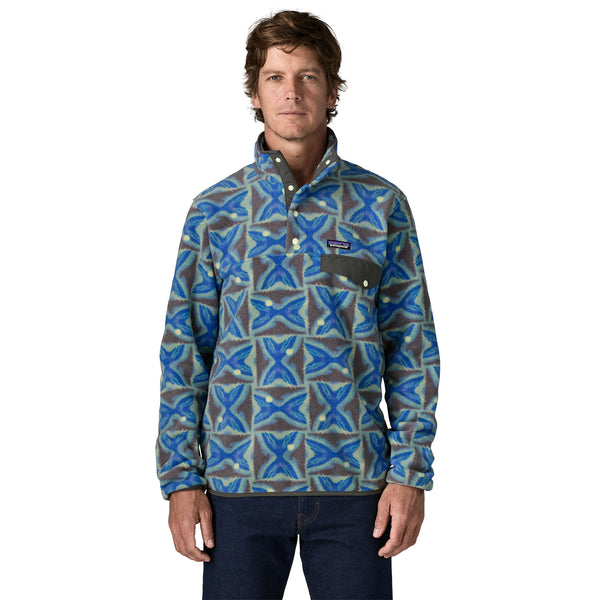 Patagonia Lightweight Synchilla Snap-T fleece in Forge Grey, back