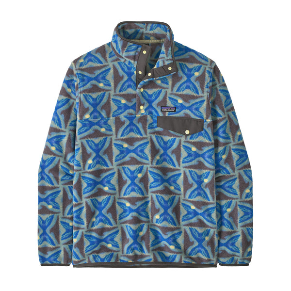 Patagonia Lightweight Synchilla Snap-T fleece in Forge Grey, front
