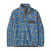 Patagonia Lightweight Synchilla Snap-T fleece in Forge Grey, front