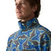 Patagonia Lightweight Synchilla Snap-T fleece in Forge Grey, snap placket detail