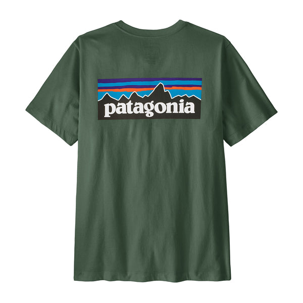 Patagonia P-6 Logo Tee Canopy Green