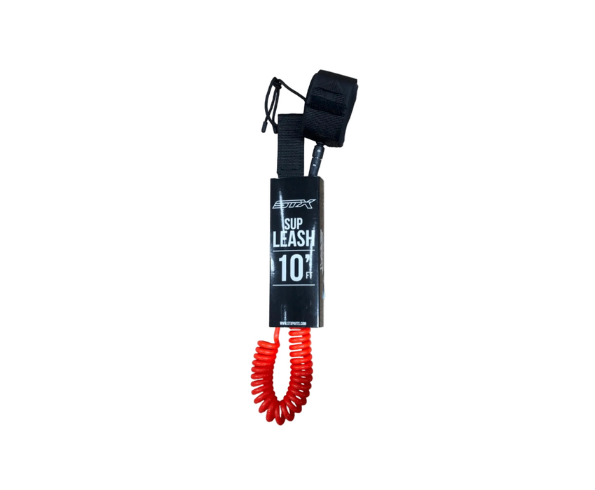 STX Sup Paddle Board Leash Coil Ankle Leash 10ft