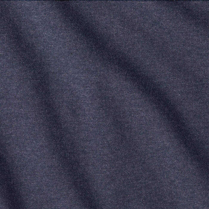 close-up of Patagonia sunken blue fabric, soft fleece hoodie textile for surf clothing