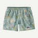 Patagonia Baggies 5-inch water shorts in Virtually Blue with abstract print, elastic waist