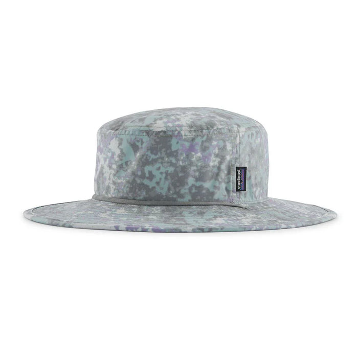 Patagonia Brimmer Hat in rock wash thermal blue, wide brim, water-resistant surf hat