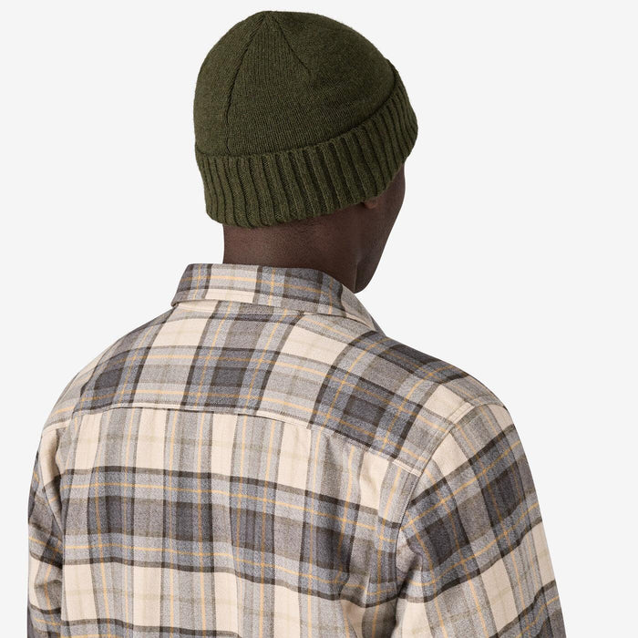 Patagonia Brodeo Beanie '73 Skyline: Pine Needle Green - Boardworx