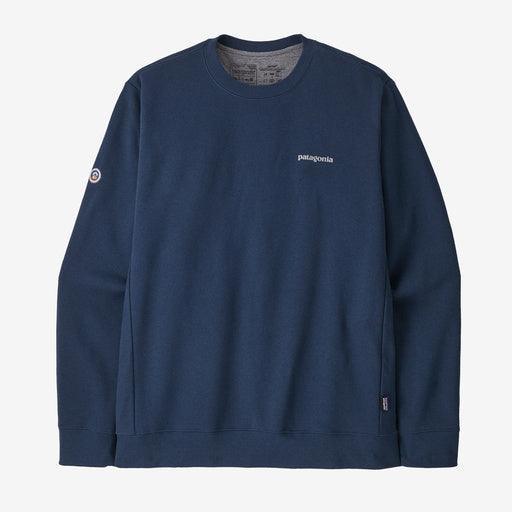 Patagonia Fitz Roy Icon Uprisal Crew Sweatshirt Lagom Blue - Boardworx