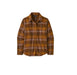 Patagonia Plaid shirt on a website page with size and quantity options.