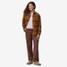 Patagonia Fjord Flannel Shirt Happy Camper: Shelter Brown - Boardworx