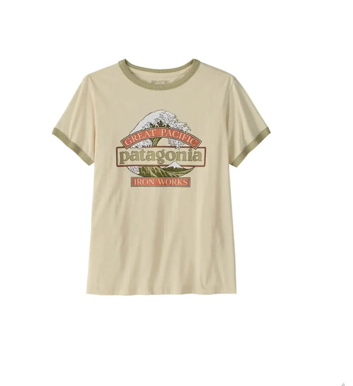 Patagonia Great Waves Ringer Tee Undyed Natural