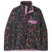 Patagonia Synchilla Snap-T fleece pullover, multicolour abstract pattern, chest pocket