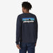 Patagonia Long-Sleeved P-6 Logo Responsibili-Tee New Navy - Boardworx
