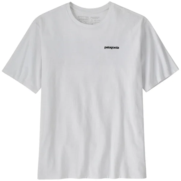 Patagonia Men's P-6 Logo Responsibili-Tee White