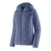 Patagonia Nano Puff Hoody insulated jacket in current blue with zip and hood