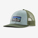 Patagonia P-6 Logo LoPro Trucker Cap Thermal Blue - Boardworx