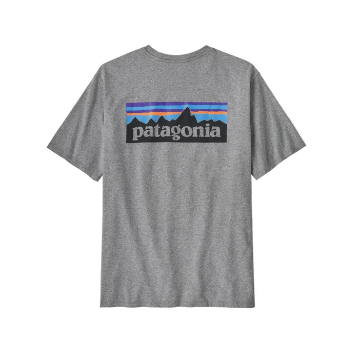 Patagonia P-6 Logo Responsibili-Tee Gravel Heather