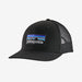 Patagonia P-6 Logo Trucker Cap Black - Boardworx