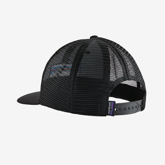 Patagonia P-6 Logo Trucker Cap Black - Boardworx