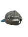 Patagonia trucker hat with grey mesh back and green visor, snapback closure
