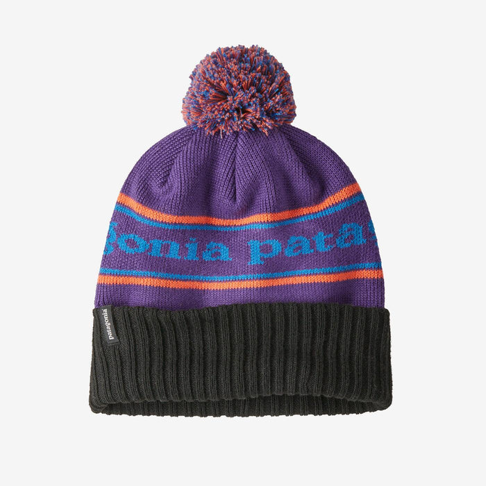 Patagonia Powder Town Beanie Park Stripe: Purple - Boardworx