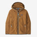 Patagonia Retro Pile Fleece Hoody Nest Brown/Nouveau Green - Boardworx