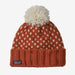 Patagonia Snowbelle Beanie Offset Dot: Burnished Red - Boardworx