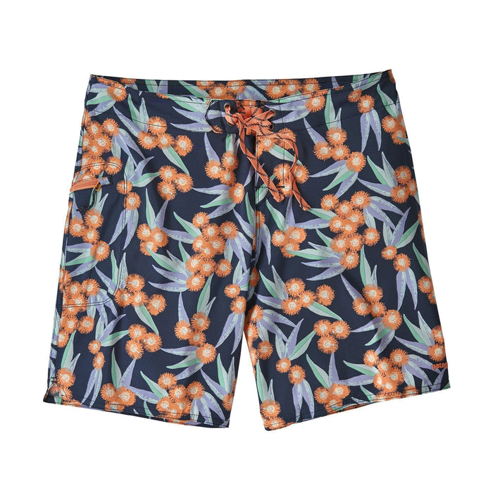 Patagonia Stretch Planing Boardshorts Las Flores New Navy with floral print
