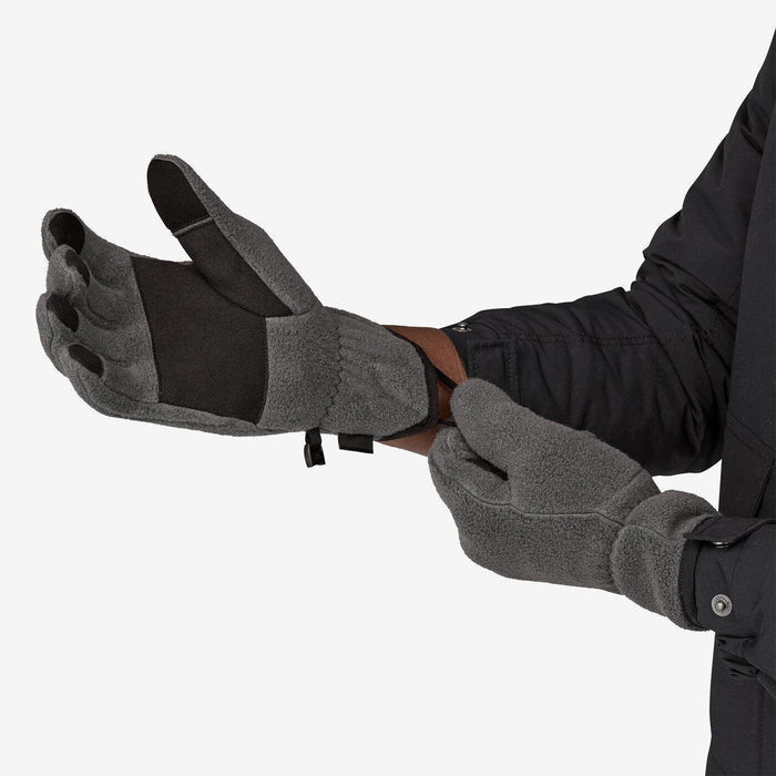 Patagonia Synchilla® Fleece Gloves Forge Grey - Boardworx