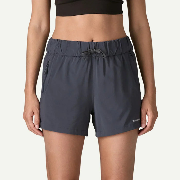 Patagonia Terrebonne women's shorts in smolder blue, elastic waist, watersports apparel