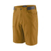 Patagonia Venga Rock Shorts in bobcat brown, knee-length, casual outdoor surf clothing